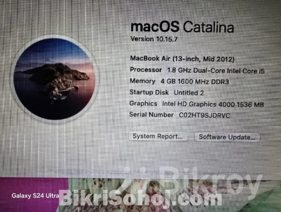 MacBook Air(Mid 12),13 inch